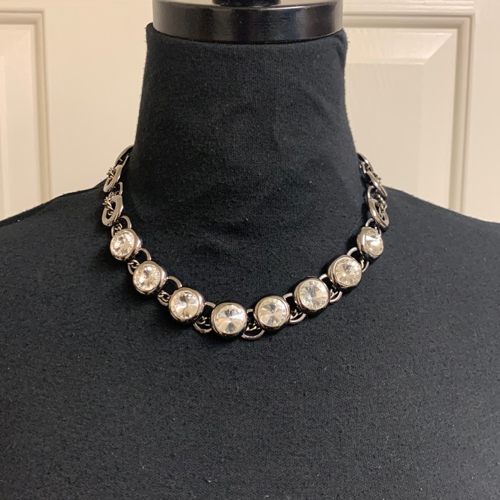 Cookie Lee silver bling necklace